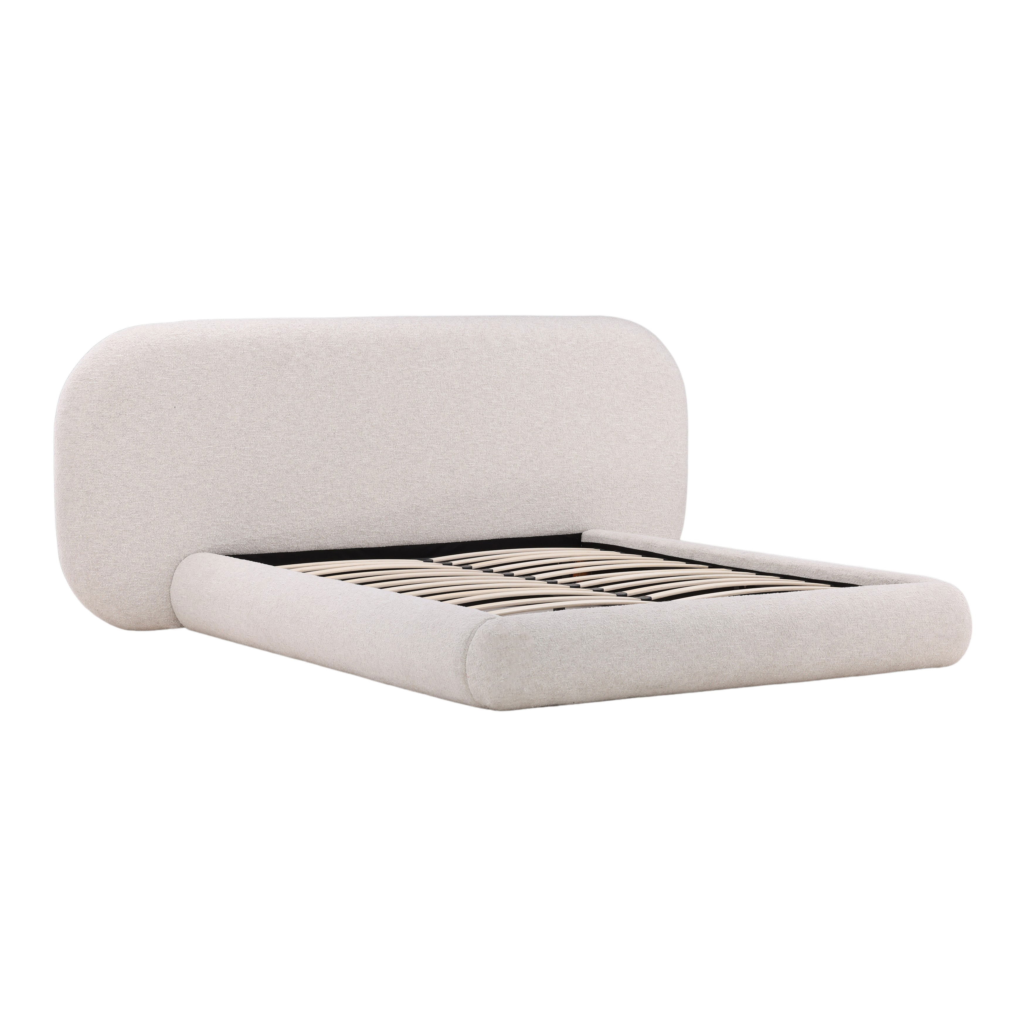 Ringo Bed Queen Cream large image 