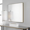 Alexo Gold Square Mirror, by Uttermost, 28.5" width x 28.5" height x 1.25" depth thumbnail 4