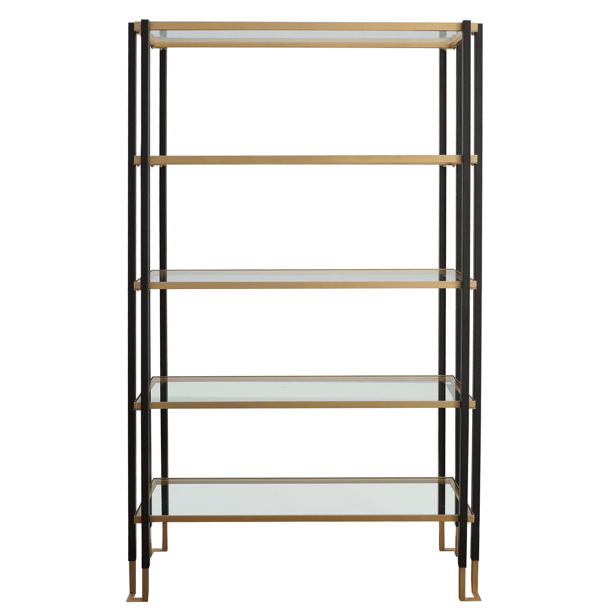 Kentmore Modern Etagere, Furniture by Uttermost, 47.25" width x 78.75" height x 16.25" depth View 1