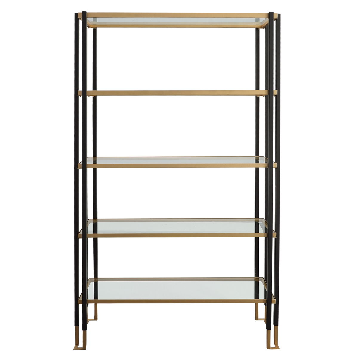 Kentmore Modern Etagere, Shelving & Bookcase by Uttermost, 47.25" width x 78.75" height x 16.25" depth View 1