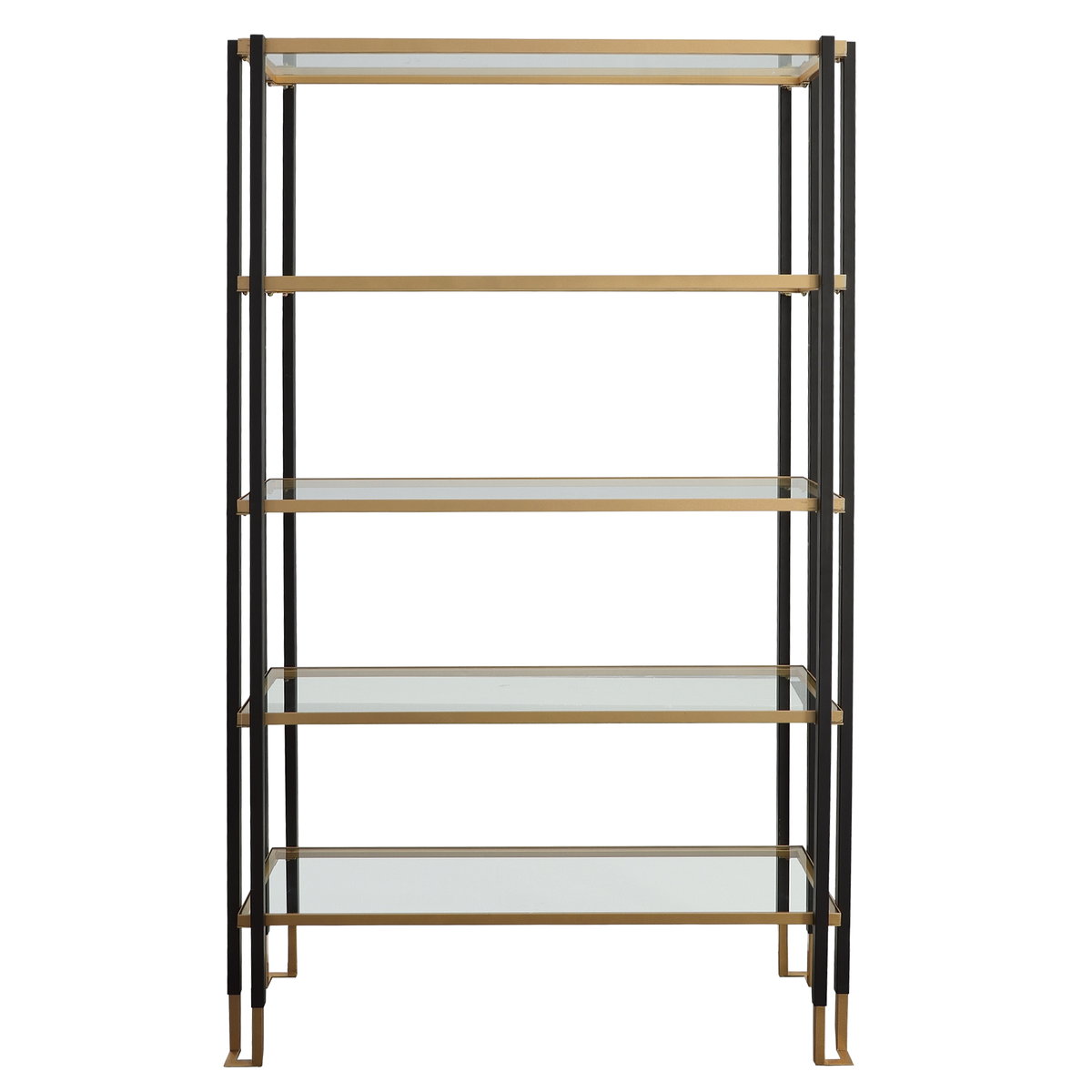 Kentmore Modern Etagere, Shelving & Bookcase by Uttermost, 47.25" width x 78.75" height x 16.25" depth View 1