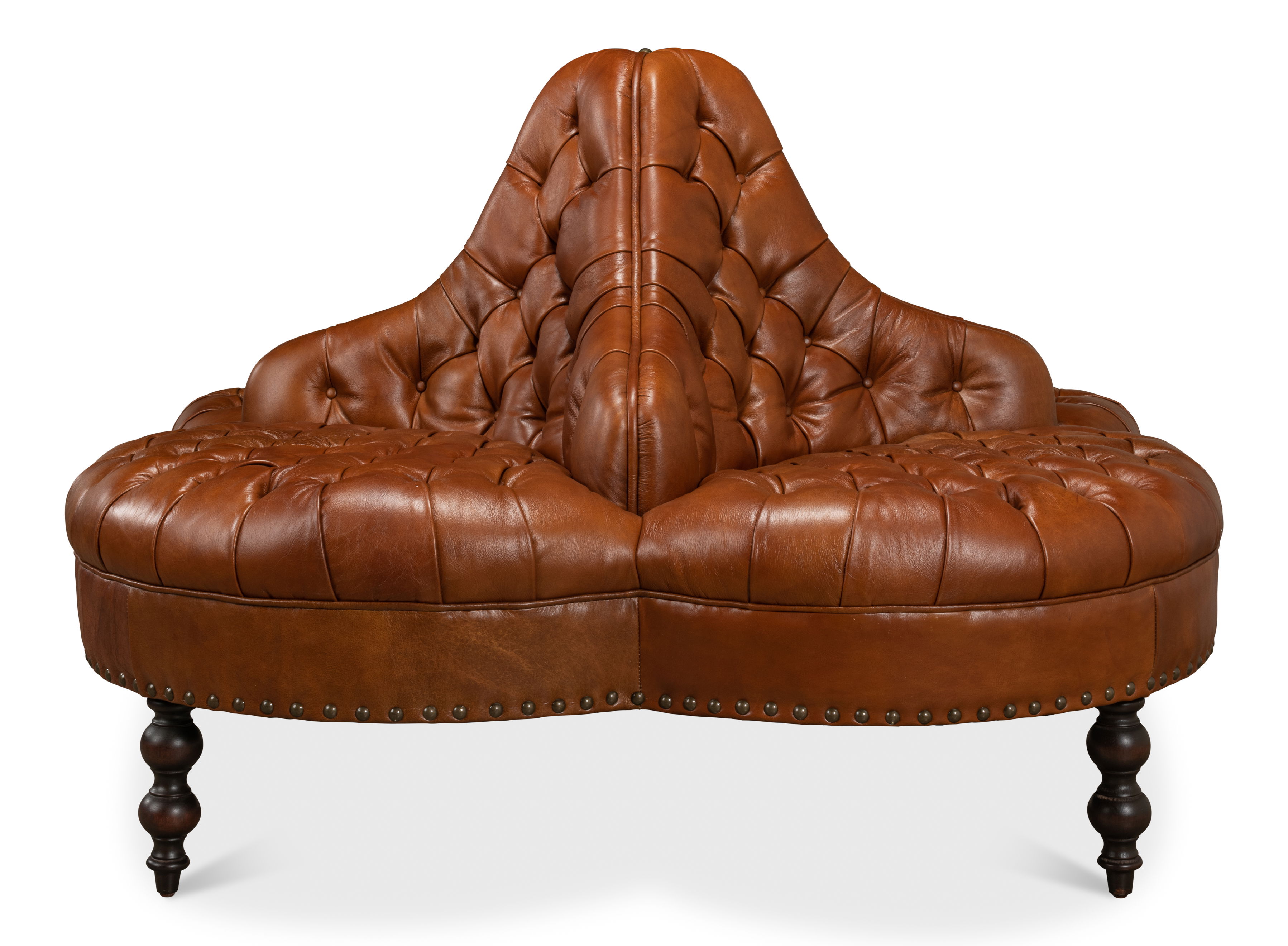 *Lobby Sofa, Seating by Sarreid, 57" length x 57" width x 39" height View 9