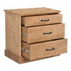 Tade 3 Drawer Nighstand Honey Pine thumbnail 2