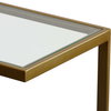 Musing Brushed Brass Accent Table, Side & End Table by Uttermost, 18" width x 24.25" height x 12" depth thumbnail 7