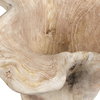 Teak Flow White Wash Outdoor Bowl, Decorative Tray by Uttermost, 15.8" width x 10" height x 15.8" depth thumbnail 7