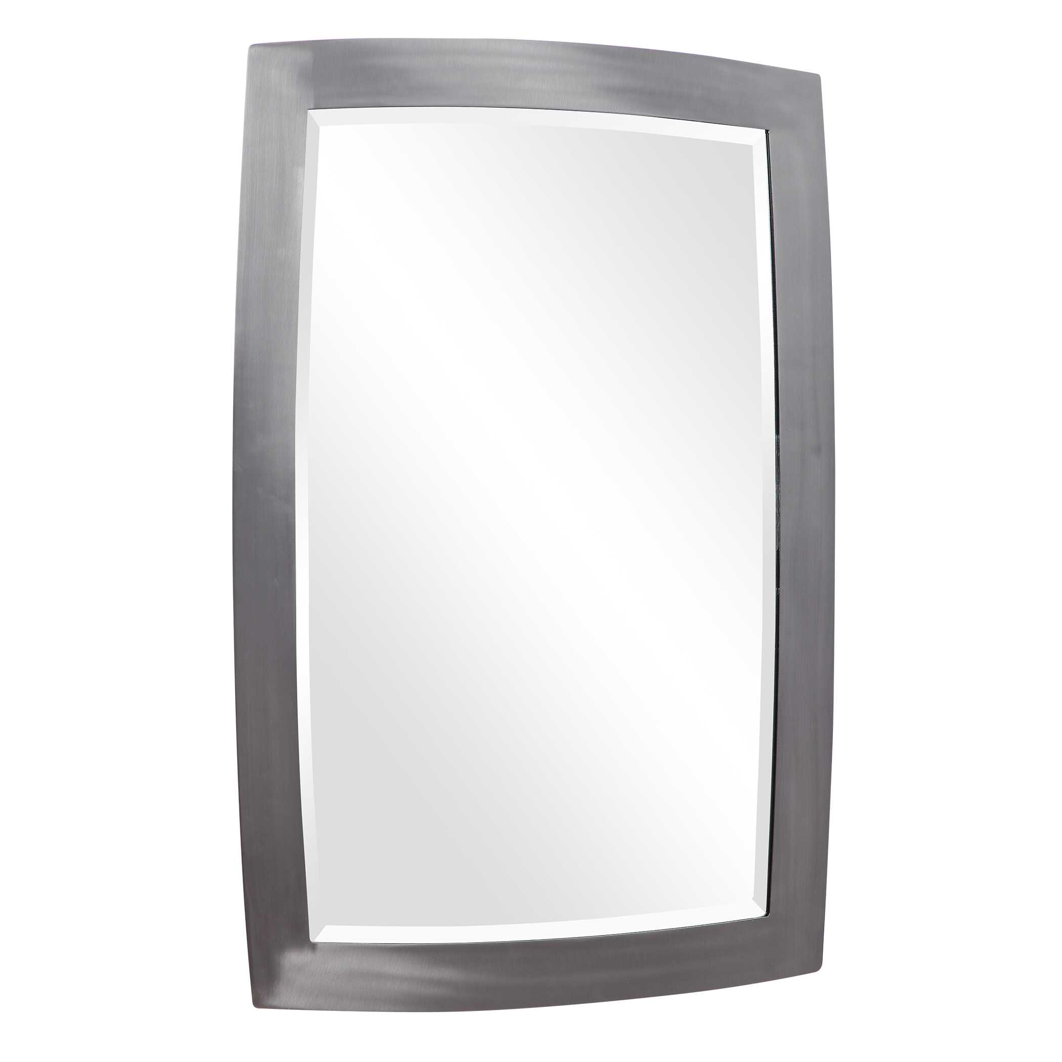 Haskill Brushed Nickel Mirror, by Uttermost, 24" width x 34.25" height x 1.25" depth View 7