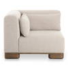June Corner Chair Oatmeal, Sectional Sofa by Moe's Home, 40" width x 30" height x 40" depth thumbnail 1