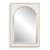 Crisanta Gloss White Arch Mirror thumbnail 0