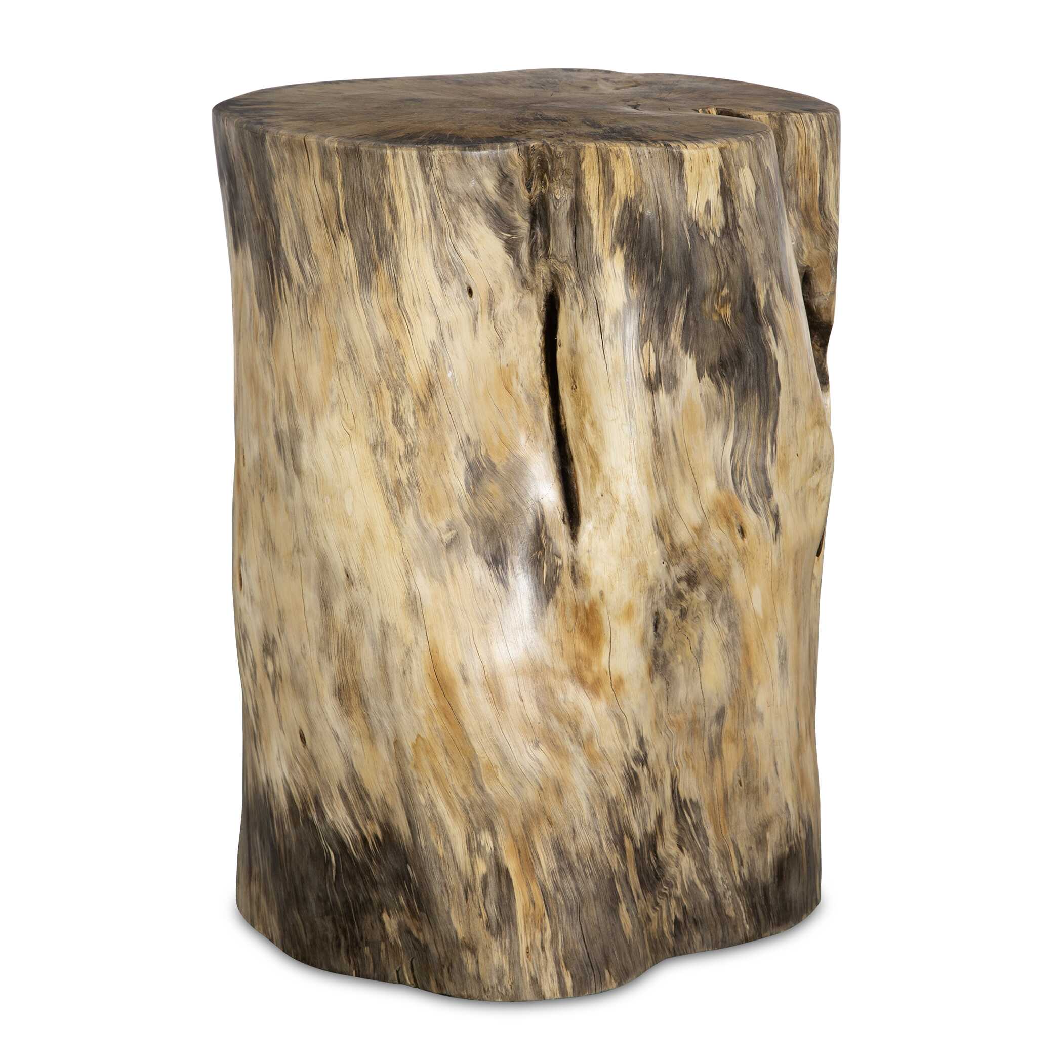 Habitat Natural Accent Stool, Furniture by Uttermost, 16" width x 20" height x 16" depth View 1