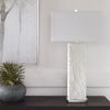 Pillar White Marble Table Lamp thumbnail 3