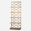 Lashaya Gold Etagere, Furniture by Uttermost, 30" width x 80" height x 12.75" depth thumbnail 1
