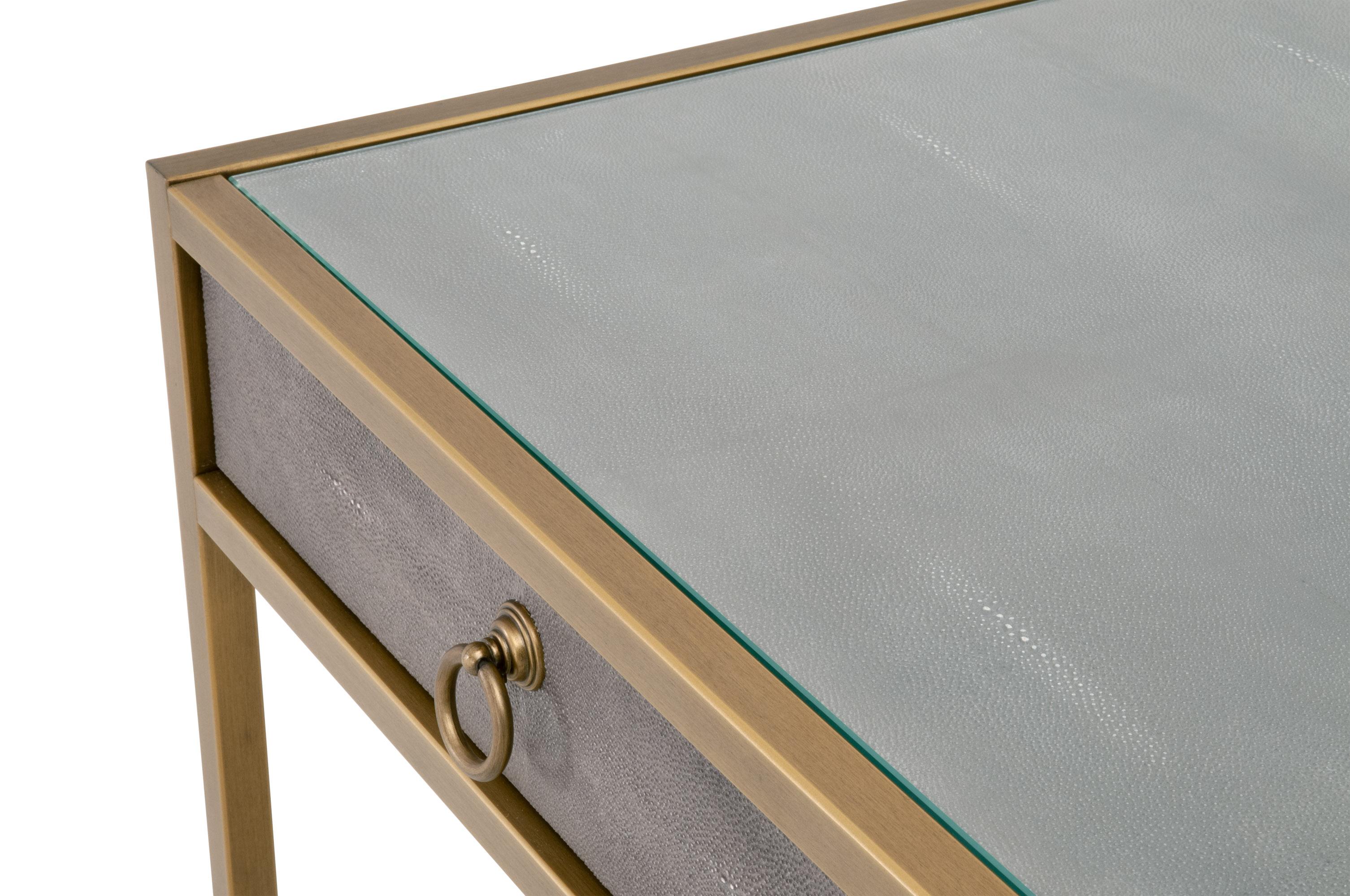 Strand Shagreen Desk, by Essentials for Living, 49" width x 31.5" height x 24" depth View 7