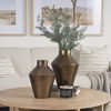 Perrin Small Brushed Gold Metal Decorative Vase thumbnail 2