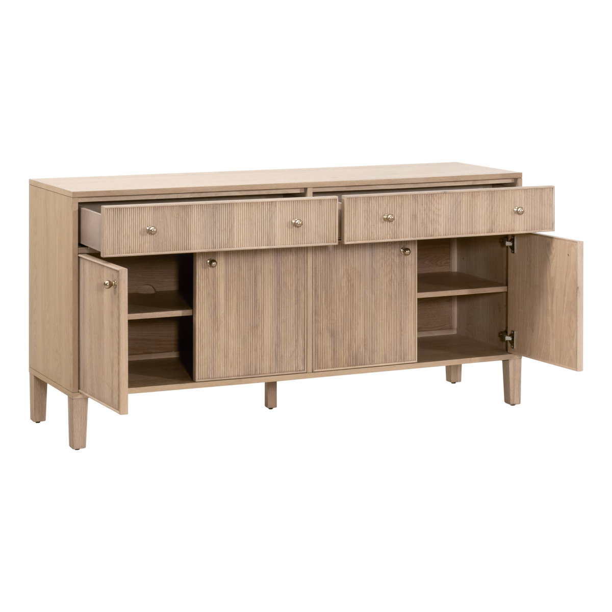 Highland Media Sideboard, Cabinets & Sideboard by Essentials for Living, 63" width x 31.5" height x 18" depth View 6