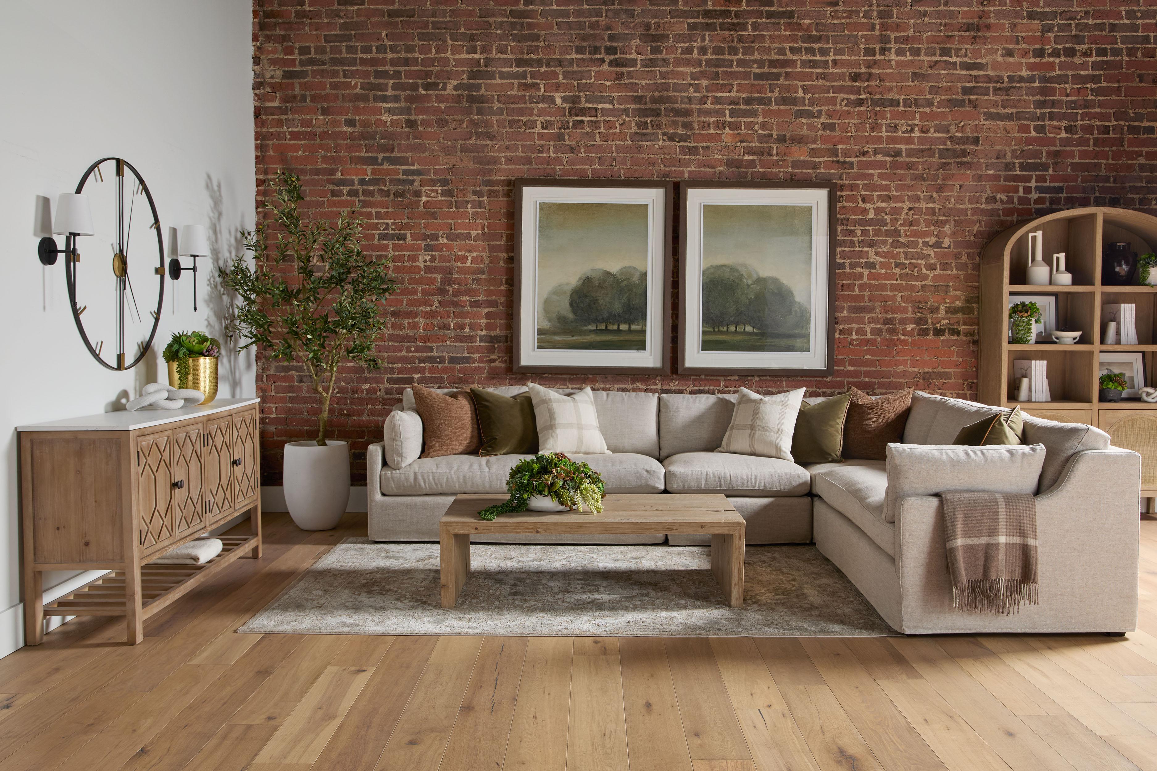 Lena Modular Slipcover 2-Seat Left Slope Arm Sofa Lena Modular Slipcover 2-Seat Left Slope Arm Sofa large image