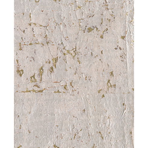 Cork Gold & Silver Metallic Wallpaper