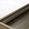 Sonny  Set of Two Brown Wood and Wicker Square Trays thumbnail 6