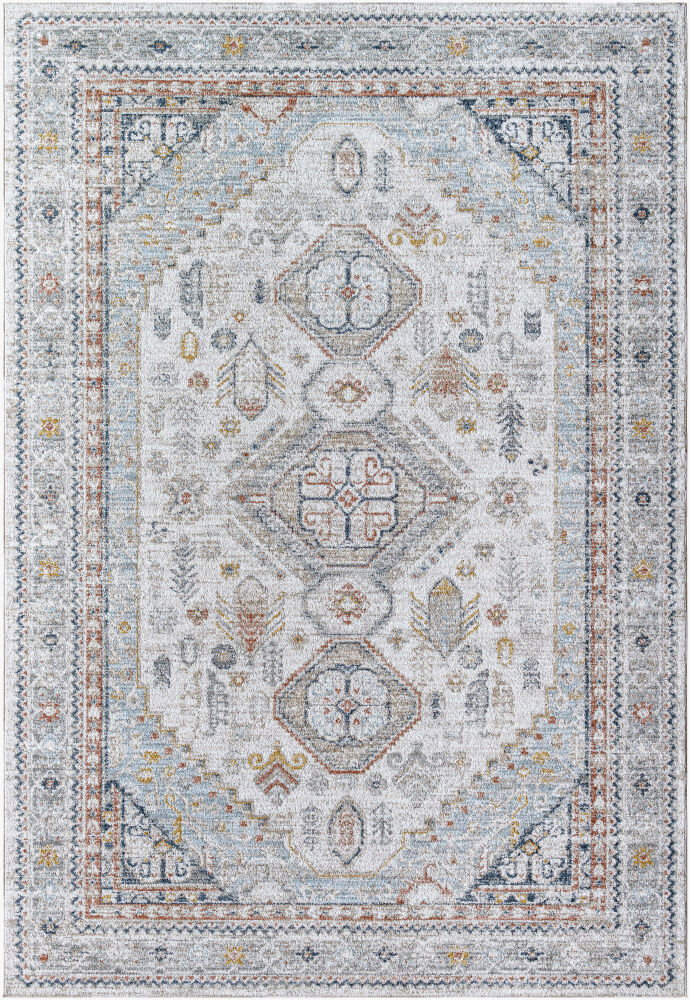 Beckham Machine Woven Rug, by Surya, 1'3.75" length x 1'3.75" width