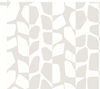 Primitive Vines White & Cream Wallpaper, by York Wall, 27' length x 2'3" width x 0.02" depth thumbnail 1