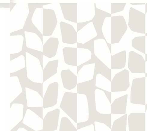 Primitive Vines White & Cream Wallpaper