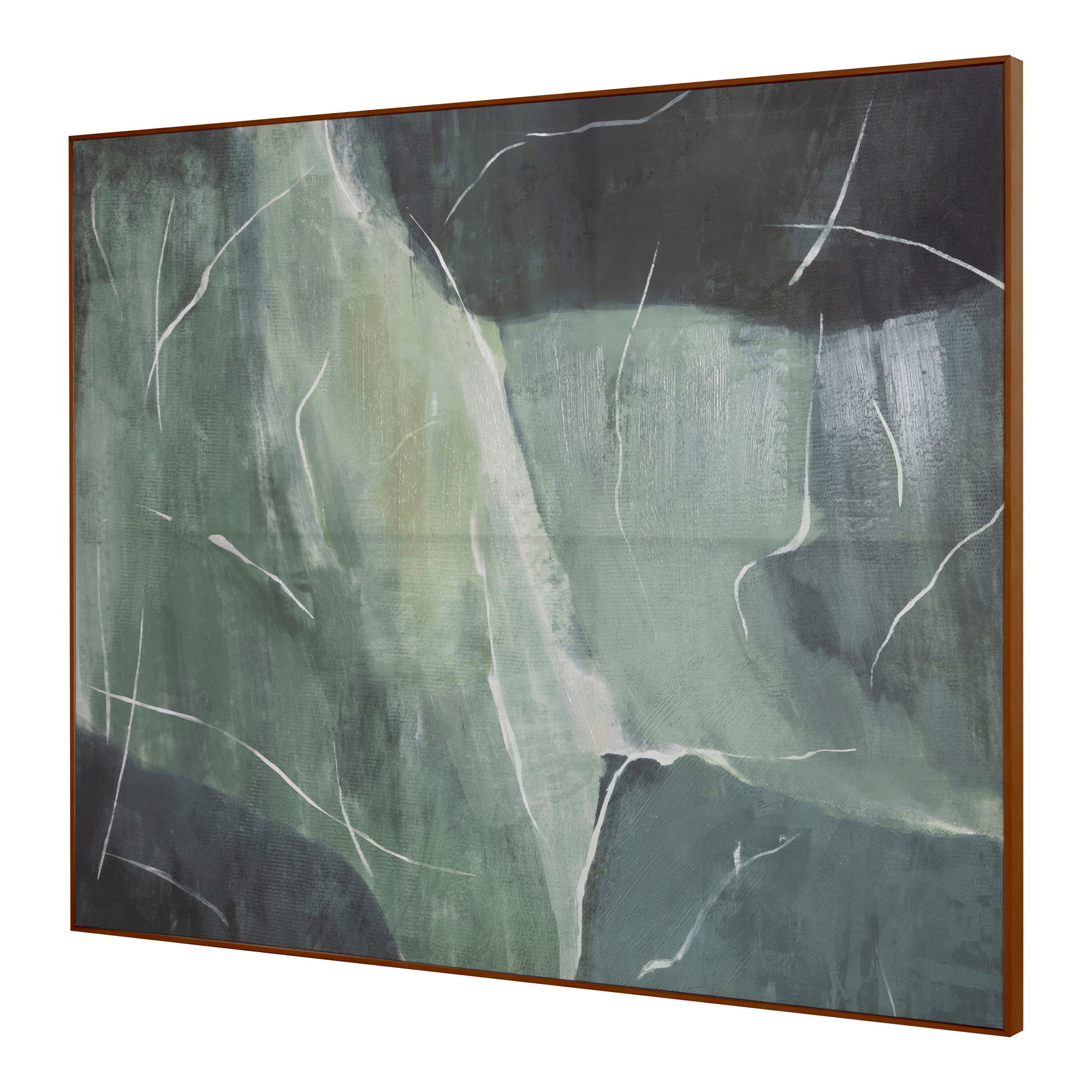 Impression Framed Painting Verdant Palette, by Moe's Home, 60" width x 48" height x 2" depth View 2