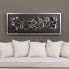 Discs Silver Shadow Box, by Uttermost, 5'2" width x 2' height x 2.2" depth thumbnail 2