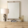 Ripoll Antique Brass Mirror, by Uttermost, 31.25" width x 45.75" height x 1.62" depth thumbnail 2