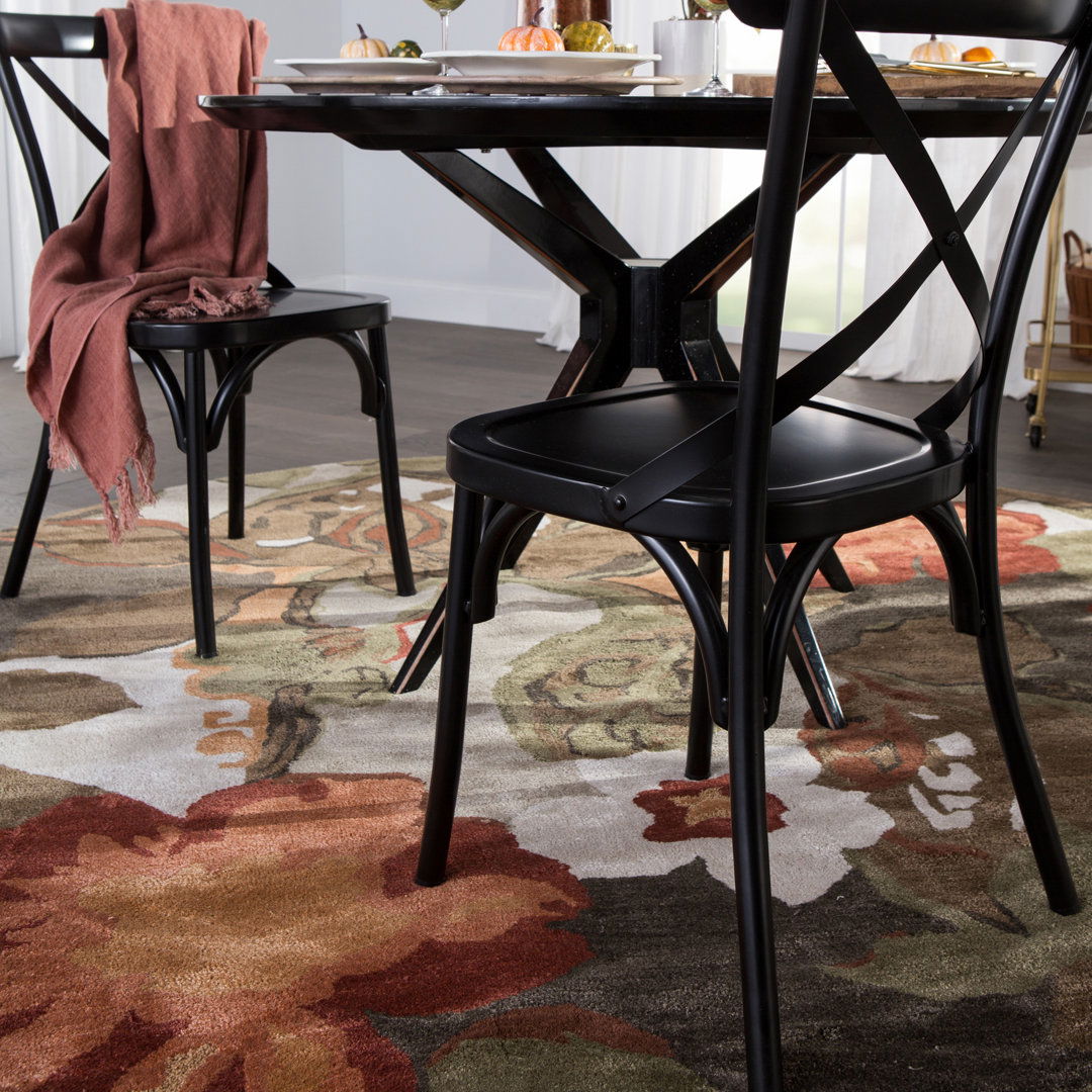 Jaipur Living Petal Pusher Handmade Floral Light Gray Multicolor Area Rug large image 
