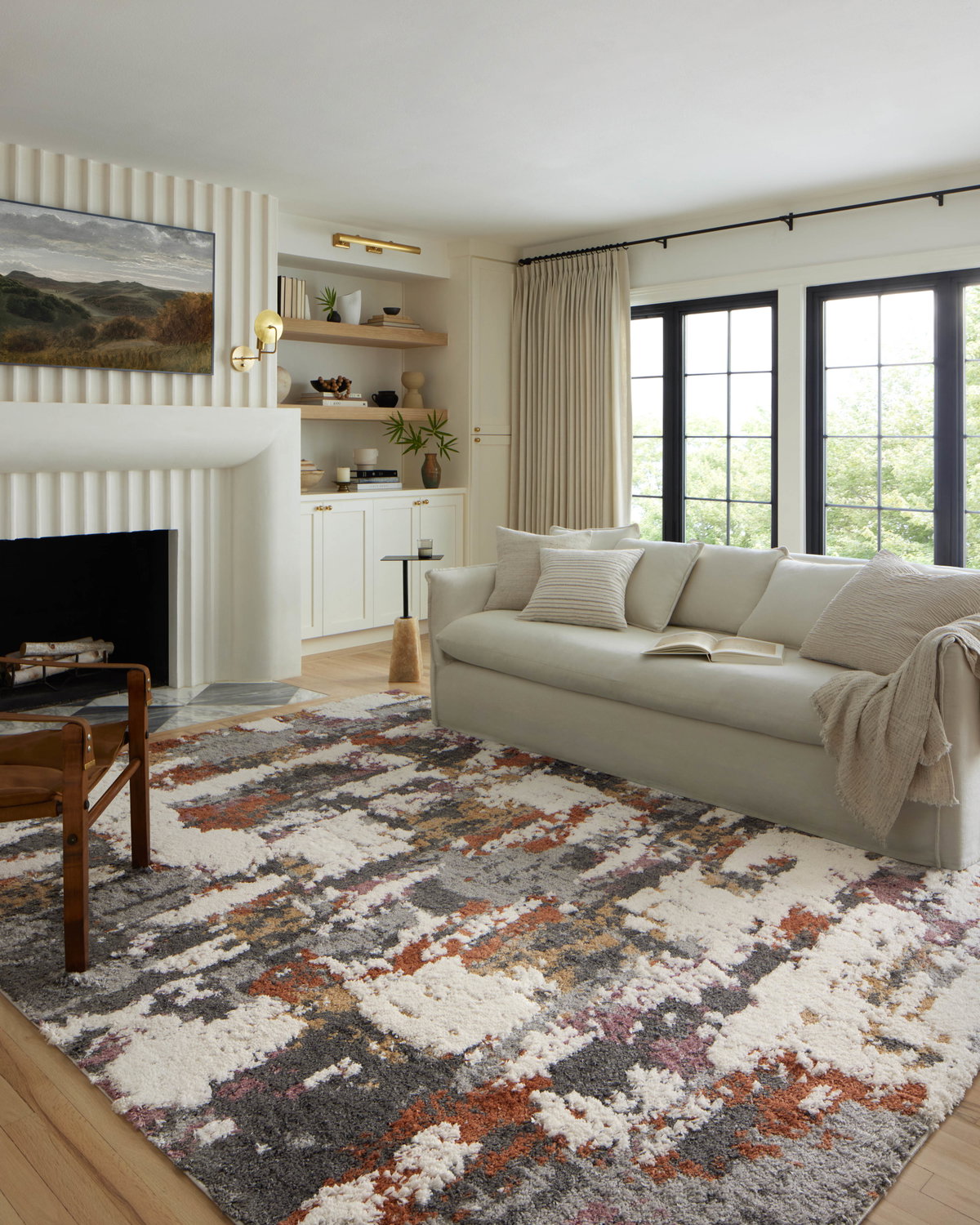Loloi Levitt Shag Rug, 2'3" length x 4' width View 2