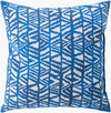 Indigo Blues Accent Pillow, Decorative Pillow by Surya, 18" length x 18" width thumbnail