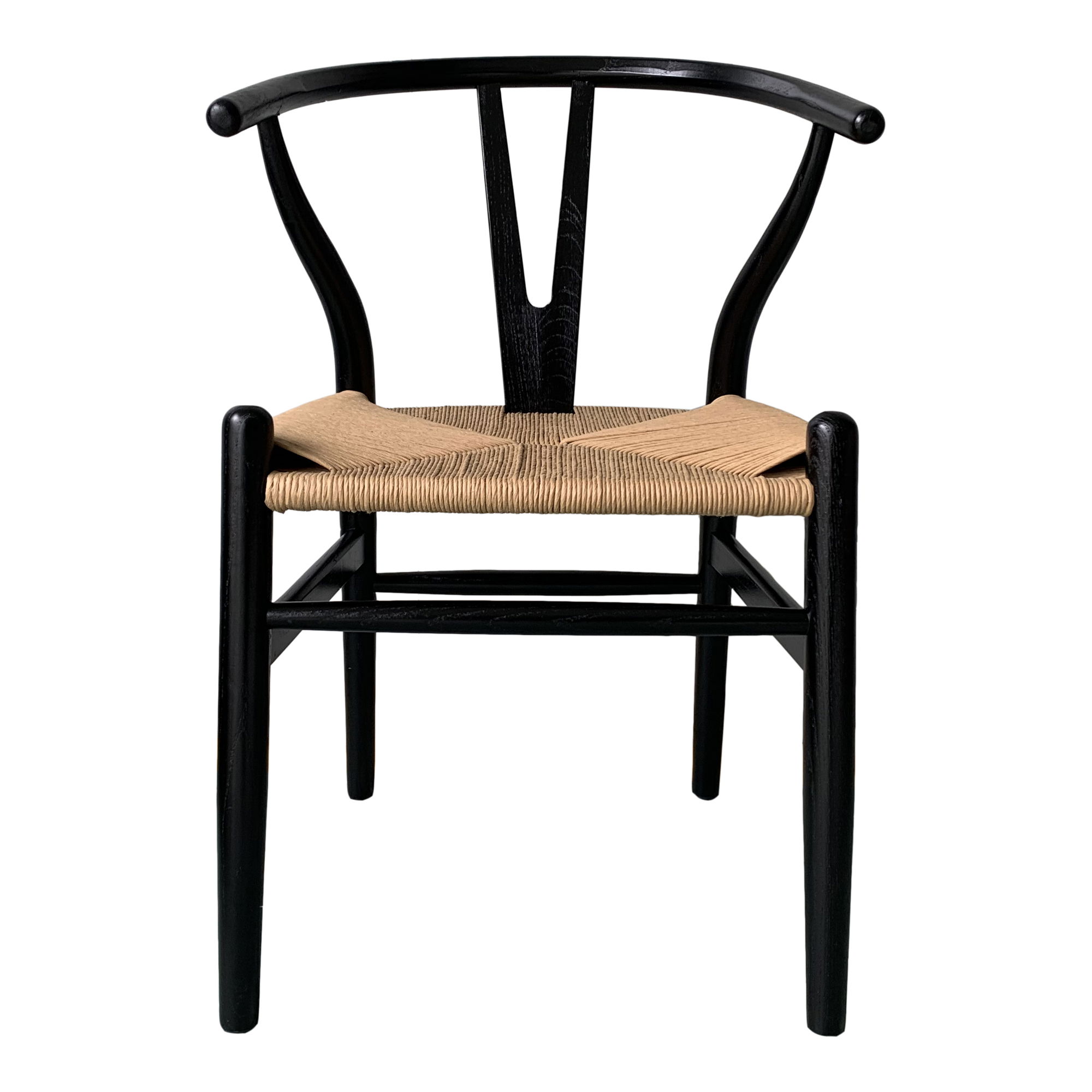 Ventana Dining Chair Black And Natural - Set Of Two large image 
