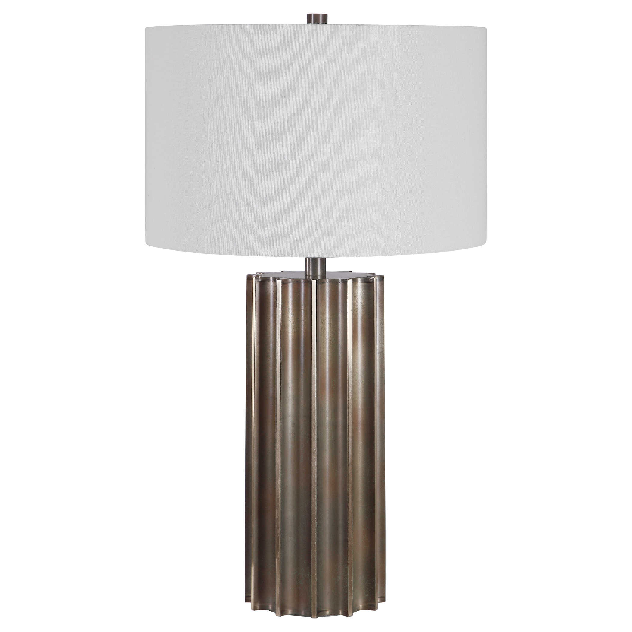 Khalio Gun Metal Table Lamp large image 