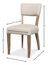 Rhett Chair, by Sarreid, 2' length x 1'6" width x 2'11" height thumbnail 13