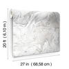 Oil & Marble White & Grey Peel & Stick Wallpaper thumbnail 3