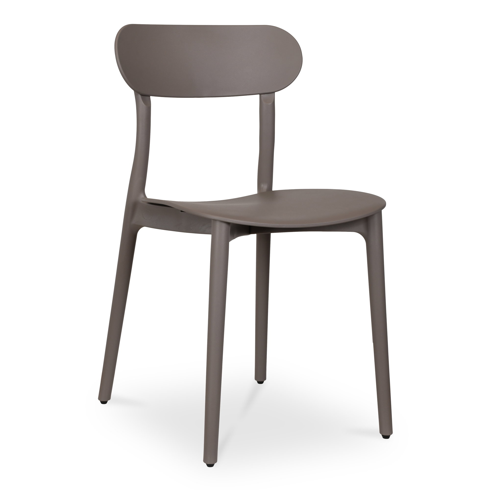 Kent Outdoor Dining Chair Taupe - Set Of Two, by Moe's Home, 16.75" width x 31" height x 20.5" depth View 2