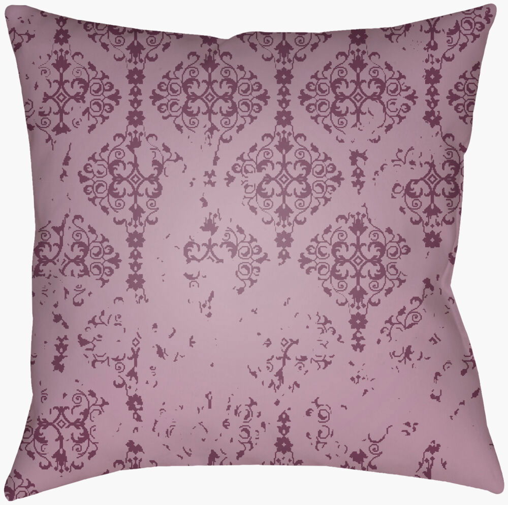 Moody Damask Accent Pillow, Decorative Pillow by Surya, 18" length x 18" width