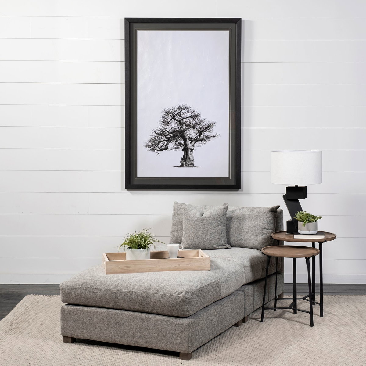Valence  Medium Gray Armless Sectional Piece, Sectional Sofa by Mercana, 38.19" length x 38.58" width x 28.35" height View 4
