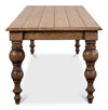 Oak Dining Table, by Sarreid, 84" length x 37" width x 31" height thumbnail 5