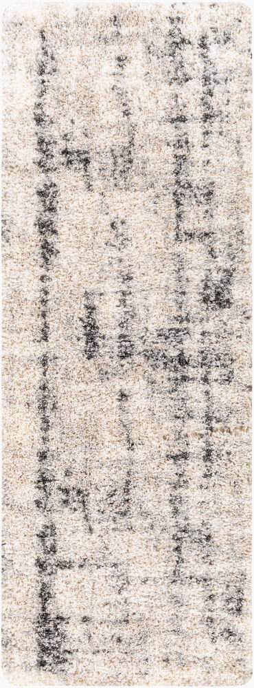 Eskimo Shag Machine Woven Rug, by Surya, 7'2.61" length x 2'7.5" width