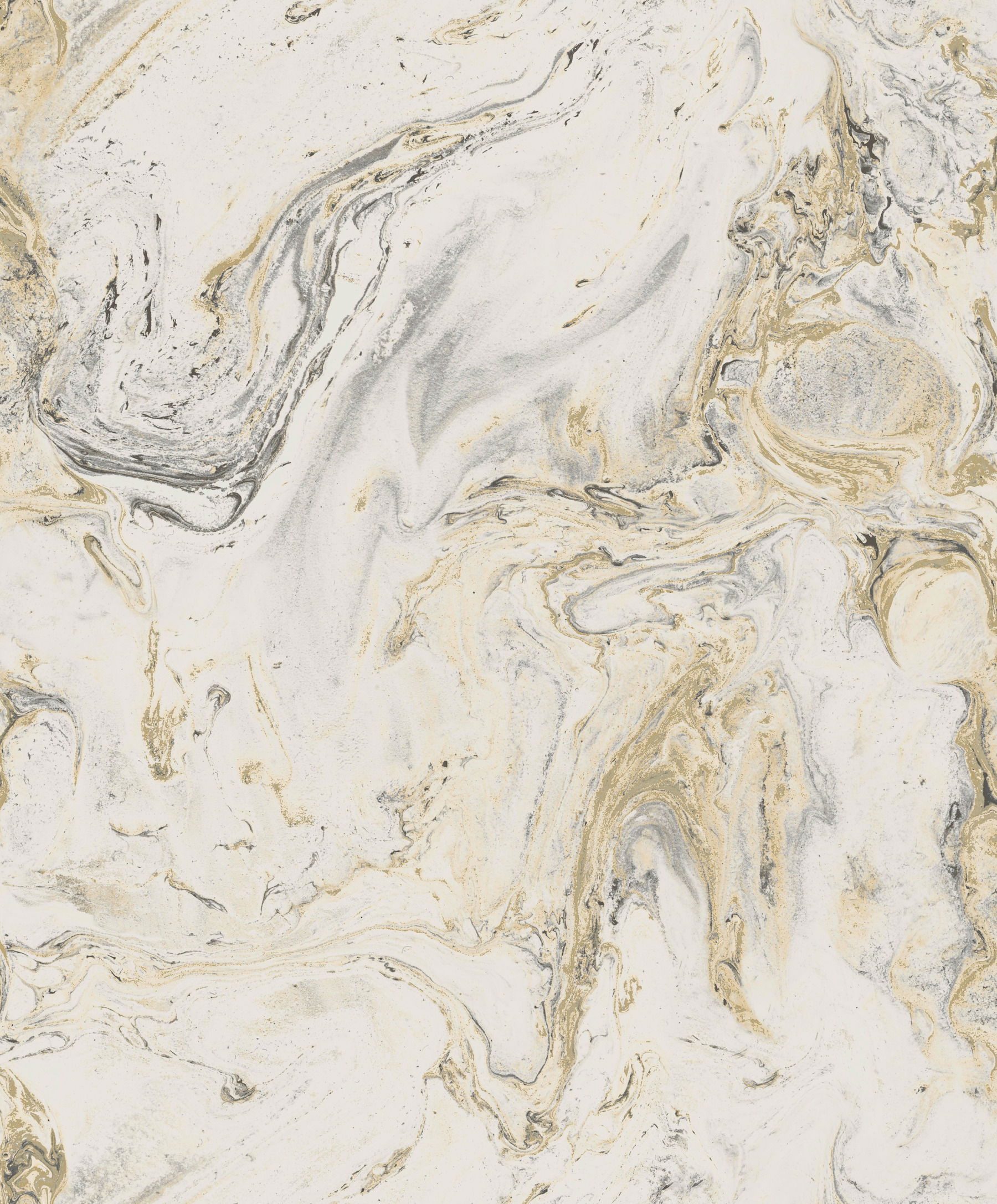 Oil & Marble Black & Gold Metallic Wallpaper large image 