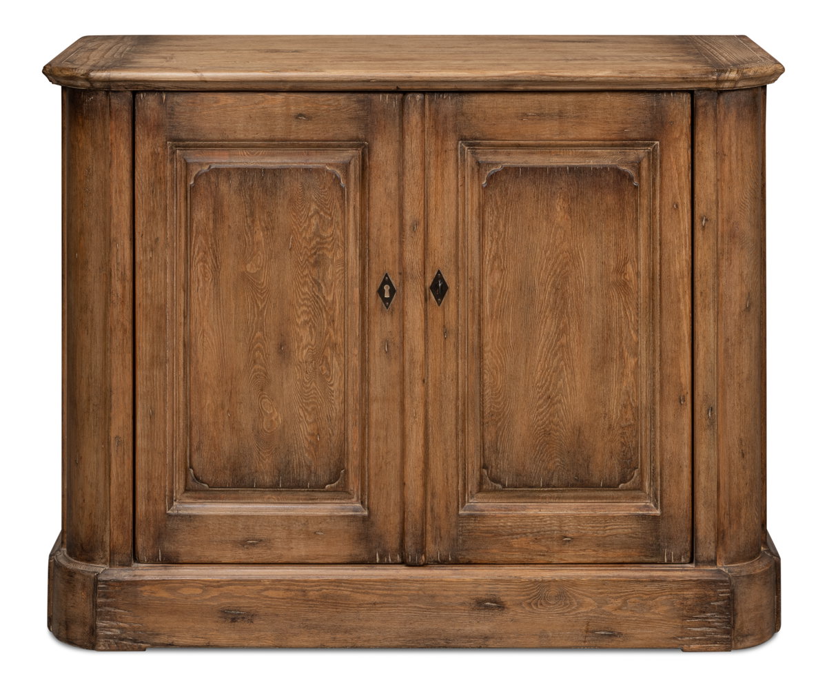 Stephano Two Door Sideboard  Brown, by Sarreid, 1'8" length x 3'11" width x 3' height View 2