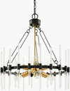 Solenne Chandelier, by Surya, 22" length x 22" width x 25" height thumbnail