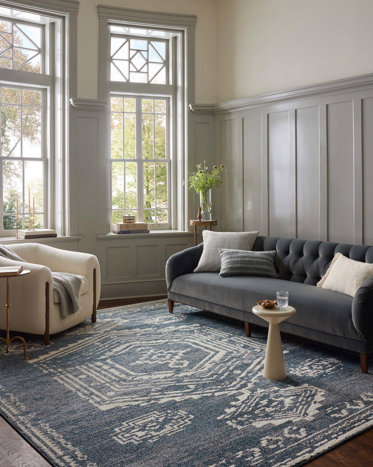 Magnolia Home by Joanna Gaines x Loloi Gigi Rug, 1'6" length x 1'6" width View 2