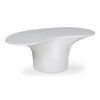 Yumi Outdoor Coffee Table White, by Moe's Home, 47" width x 15.5" height x 23.6" depth thumbnail 2