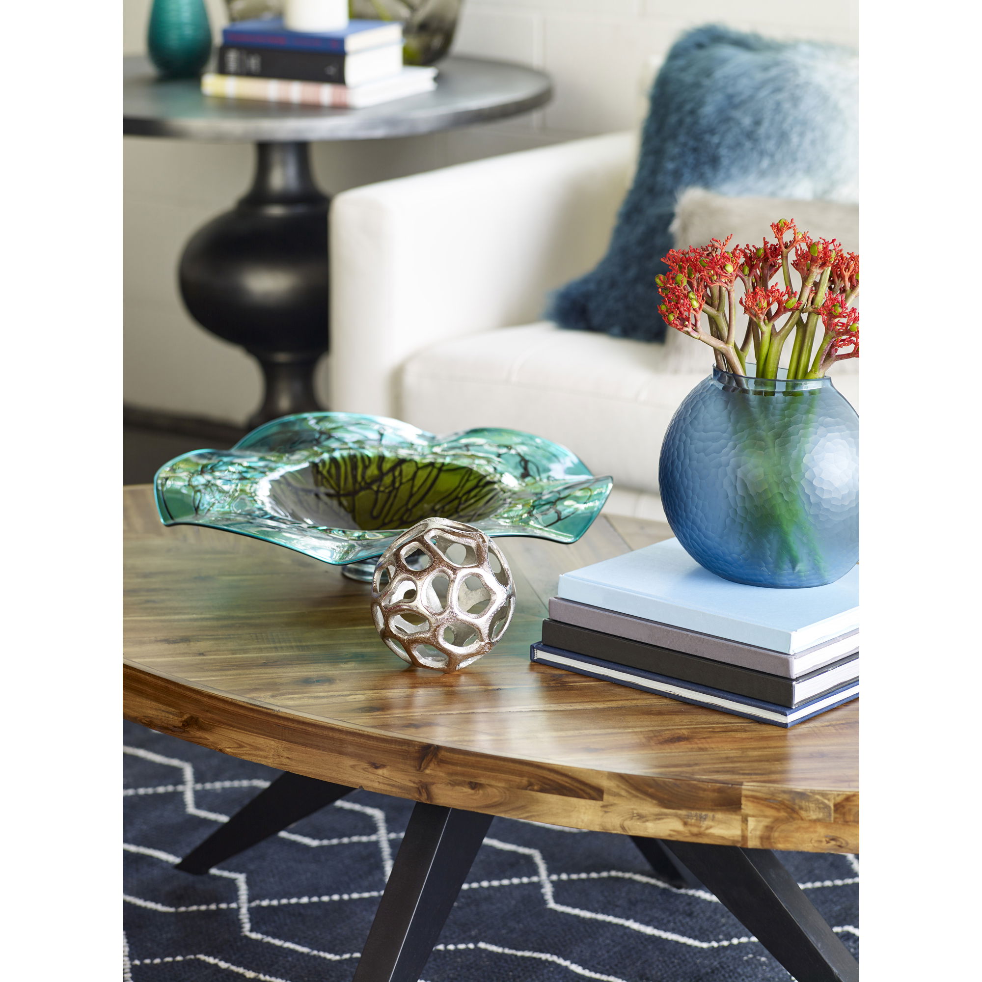 Parq Oval Coffee Table Amber large image 