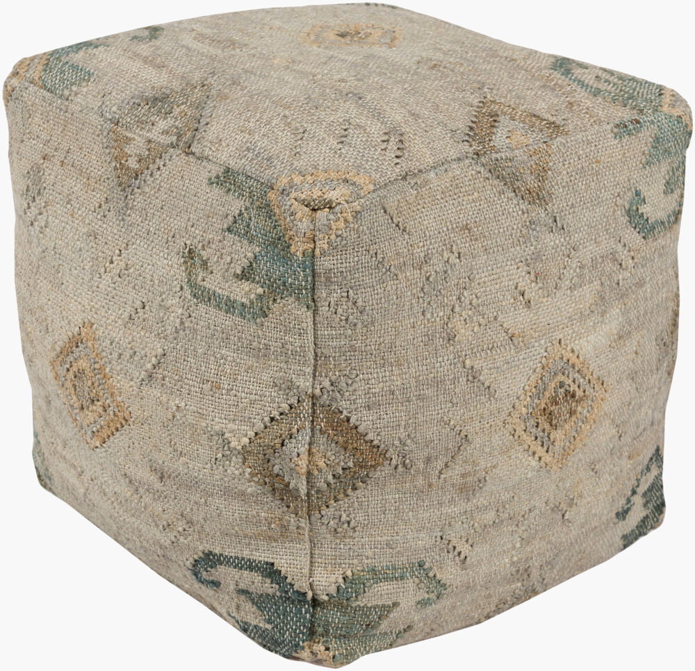 Lenora Pouf, Ottoman by Surya, 18" width x 18" height