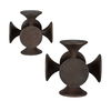 Balanced Harmony Dark Wooden Sculptures Set/2, Decorative by Uttermost, 10" width x 10" height x 10" depth thumbnail 5
