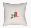 Candle Light Accent Pillow, Decorative Pillow by Surya, 18" length x 18" width thumbnail