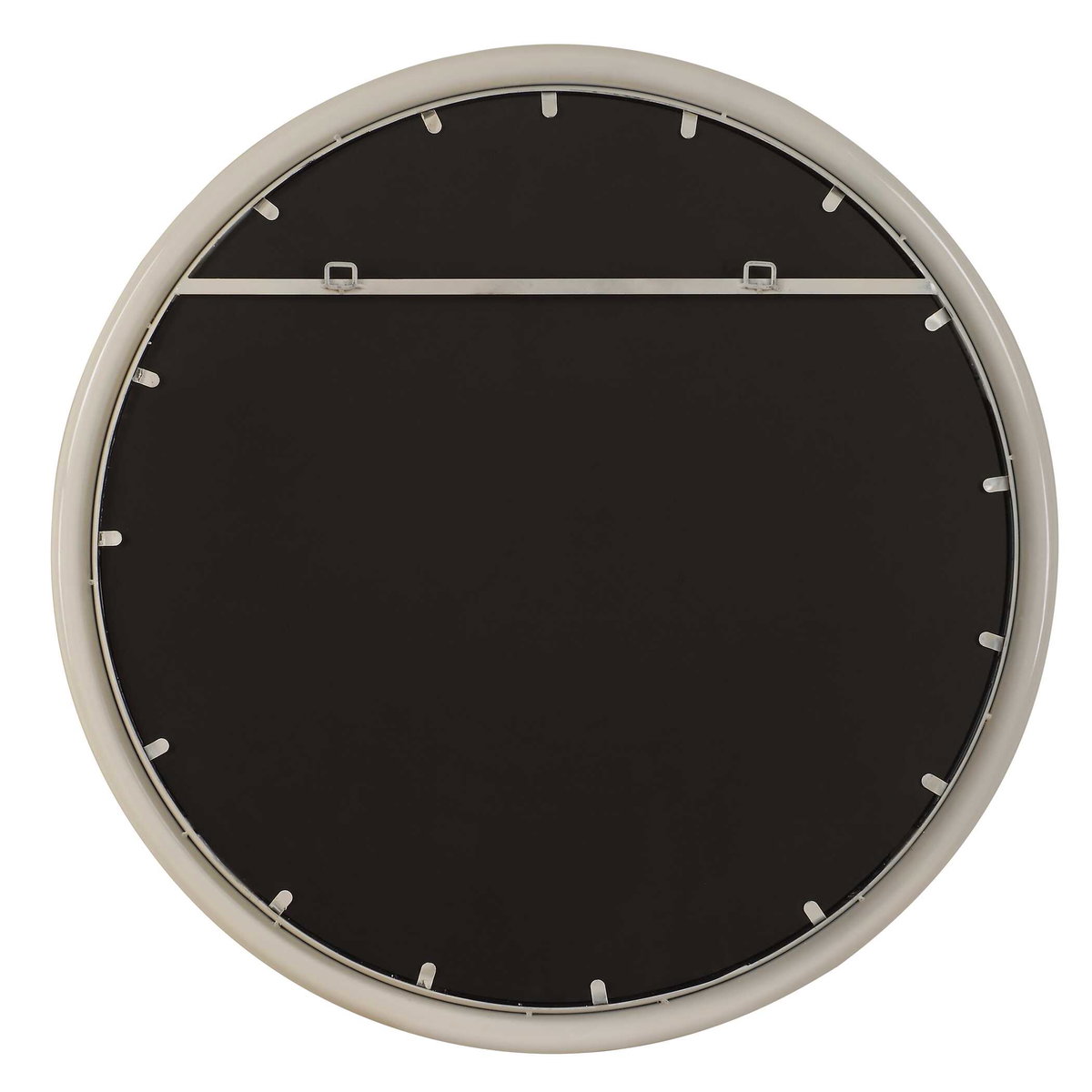Florian Warm White Round Mirror, by Uttermost, 38.5" width x 38.5" height x 2" depth View 7