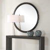 Corona Modern Round Mirror, by Uttermost, 4'2" width x 4'2" height x 3" depth thumbnail 4